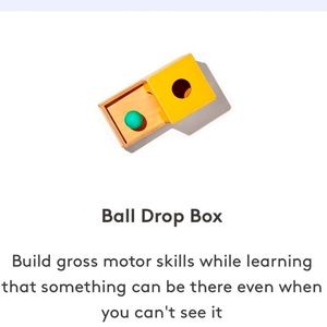 EUC • Lovevery Ball Drop Box • 7-8 Months